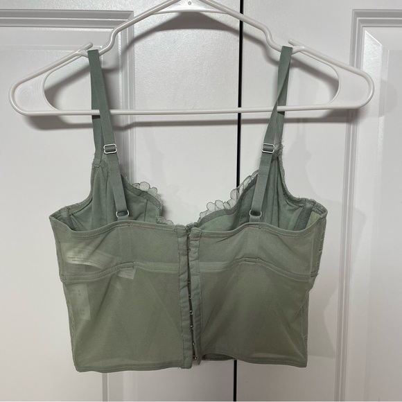 Gilly Hicks Hollister Lace Corset Bustier Top Size M - Picture 2 of 5